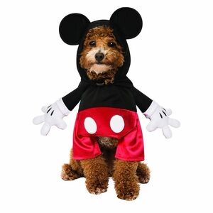 Rubie’s Disney Mickey Pet Costume - Black, White and Red